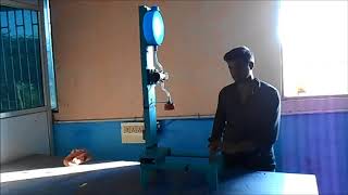 MECHANICAL ENGG PROJECT FOOT OPERATED HAND WASHING MACHINE HITECH RESEARCH FOUNDATION [upl. by Argela]