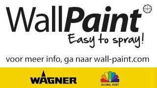 Wagner met WallPaint Muurverf van Global Paint [upl. by Raimes658]