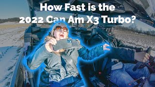 How Fast is the 2022 Can Am X3 Base Model Turbo  060 Dragy Tests [upl. by Gylys950]