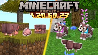 Minecraft 121 Preview 1206023  Co Nowego NOWY MOB PANCERNIK i NOWA WILCZA ZBROJA DLA PSA [upl. by Llertak]