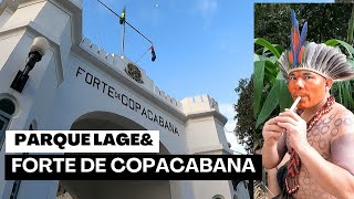 LUGARES PARA CONHECER NO RIO  Parque Lage e Forte Copacabana [upl. by Boehmer224]