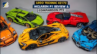 LEGO Technic 42172 McLaren P1 detailed building review part 2  features comparison amp more [upl. by Lou]