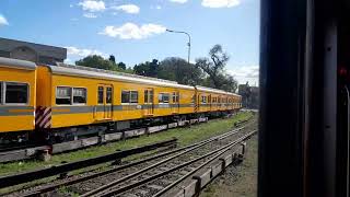 tren eléctrico Toshiba formación 2 saliendo de Flacroze y con destino a Lemos Linea Urquiza [upl. by Timmons363]