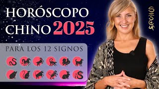 HOROSCOPO CHINO 2025 PARA LOS 12 SIGNOS AÑO SERPIENTE 2025 🐍 [upl. by Natelson319]