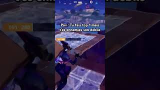 Tu fais top 1 mais t’es ennemies son debile fortnite clips humor humor postparty [upl. by Keelin]