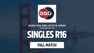 A PARRILLA VS E PORTILLO  SINGLES R16  2024 GOLDEN STATE OPEN [upl. by Casimir]