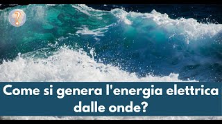 Come si genera lenergia elettrica dalle onde [upl. by Briant704]