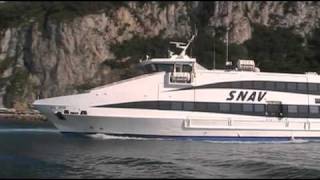 HSC SNAV Orion at Capri Italy [upl. by Einafats]