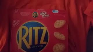 How many calories are in Ritz Whole Wheat crackers Whole Wheat Crackers Review [upl. by Yelad374]