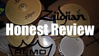 Zildjian L80 LowVolume Cymbals amp Remo Silentstroke Drumheads REVIEW  See Description [upl. by Keavy]