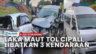 🔴Kecelakaan Beruntun di Tol Cipali Libatkan Tiga Kendaraan Diduga Sopir Hilang Kendali [upl. by Otnicaj391]