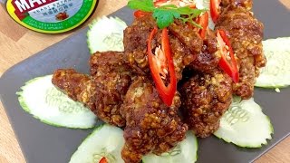 Marmite Chicken Recipe 妈蜜鸡  Huang Kitchen [upl. by Aihseket]