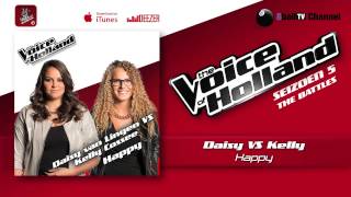 Daisy van Lingen vs Kelly Cossee  Happy The voice of Holland 2014 The Battles Audio [upl. by Adihahs]