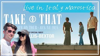 Concert Take That live in marostica Italy ￼ 2024 [upl. by Sgninnej]