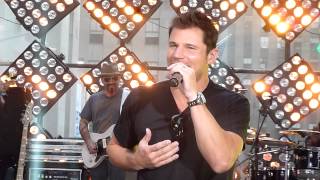 Today Show 53113 98 Degrees Hardest Thing Soundcheck [upl. by Buskus]