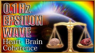 PURE 01 Hz EPSILON WAVE  174 Hz  Heart Brain Coherence Meditation  01 Hz Delta Frequency 🫀🧠 [upl. by Zined229]