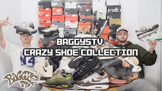 BAGGYS TV ENTIRE SNEAKER COLLECTION  Air Max Air Jordans Samples amp more [upl. by Acinor]