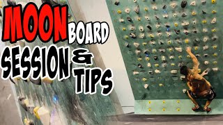 MoonBoard Session amp Tips [upl. by Hsac]