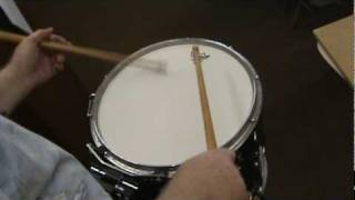 Pensacola Bible Baptist Drum Corps Cadence  Snare Guide [upl. by Cuda]