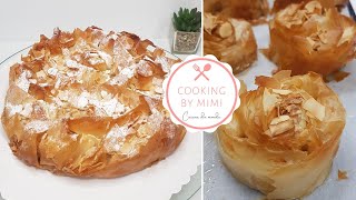 COMMENT FAIRE UNE CROUSTADE AUX POMMES AVEC DE LA PÂTE FILO💕 [upl. by Nospmis]