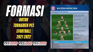 FORMASI TIKITAKA  GEGENPRESS  AGGRESIVE  PES EFOOTBALL 2022  BEST TRICK amp TUTORIAL [upl. by Milburn]