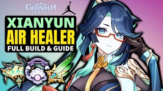 COMPLETE XIANYUN GUIDE Best Xian Yun Builds  Weapons Artifacts Best Support  Genshin Impact [upl. by Roti772]