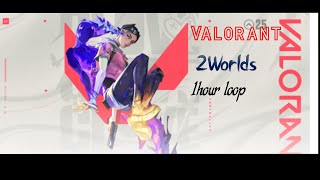 VALORANT  Game Trailer Music Clove 2WORLDS 1hour loop [upl. by Alhan]