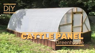 DIY Cattle Panel Hoop House  Build Your Own Cheap amp Easy [upl. by Llerreg]