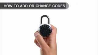 Master Lock 1500eDBX dialSpeed™  AddChange Codes [upl. by Healey288]