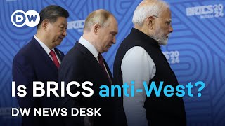 How the BRICS alliance could challenge the Westernled world order  DW News Desk [upl. by Hastings118]