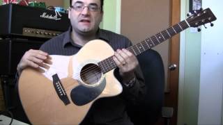 Sigma 000MC1STE Acoustic Guitar Review [upl. by Anayet862]