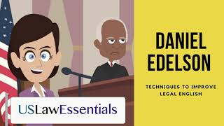 94 Daniel Edelson on techniques to improve legal English Interview [upl. by Jacquet]