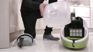 POLTI Vaporetto Lecoaspira  water vacuum cleaner the double power of nature [upl. by Bevash]