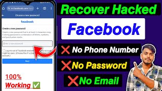 How to Recover Hacked Facebook Account 2024  Facebook Account Hacked how to Recover 2024 [upl. by Yllehs]