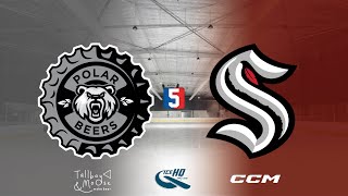 Polar Beers v Swoopy Boiz  Div 5  24th October  IceHQ Rec League ice hockey [upl. by Llessur970]