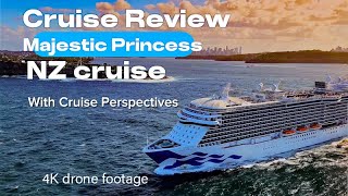 Majestic Princess New Zealand Cruise 2024 with 4k Drone footage [upl. by Ericka976]