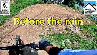 July 2024 NC trip part 2 Beech Mountain Bike Park riding before the rain in 4K [upl. by Micheline]