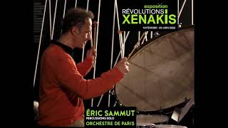 Xenakis Psappha extrait par Eric Sammut percussions solo de lOrchestre de Paris [upl. by Torrlow613]