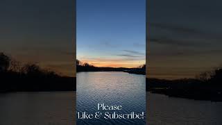 Lake of the Ozarks November 23 2024 lakeoftheozarks sunset lake nature [upl. by Armin181]