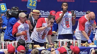 full MENS Nathan’s HOT DOG Eating CONTEST 2024 🌭 Patrick Bertoletti Wins with Personal Record [upl. by Seilenna83]