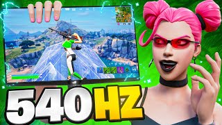 I Tried Fortnite On 540HZ For The FIRST TIME… [upl. by Zabrina14]