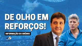 GRÊMIO CONTRATAÇÕES  AINDA PODEM CHEGAR  POSIÇÕES AVALIADAS  DIREÇÃO SE MANIFESTOU [upl. by Elacsap26]