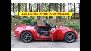 Lighting up the MX5s Footwells [upl. by Mimi]