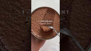 1 INGREDIENT CHOCOLATE MOUSSE‼️  vegan  paleo  keto  sugar free  chocolate [upl. by Ettenel268]