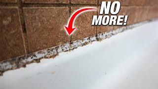 How To Remove MOLDY Caulk FAST In Your Bathroom Or Kitchen DIY [upl. by Hoffman533]