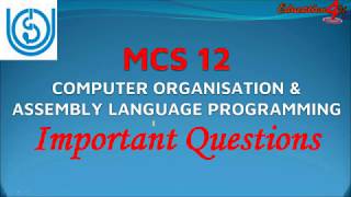 MCS 12 important questions for passing IGNOU Exam [upl. by Yrac]