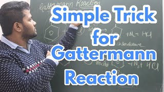 GATTERMANN REACTION  HALOALKANES AND HALOARENES  ORGANIC CHEMISTRY TRICKS  Bharat Panchal Sir [upl. by Auhsuoj275]