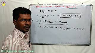 How to Convert Nmm2 to Kgcm2   Convert Nmm² to Kgcm² [upl. by Mareah]