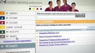 NCLEX Review Course Tour NCSBN Learning Extension [upl. by Eiboj]