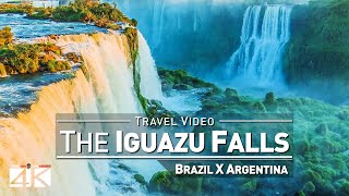 【4K】🇧🇷🇦🇷 Iguazu Falls 2019 🔥 Brazil vs Argentina 🔥 Waterfalls Foz do Iguacu 🔥 Puerto Iguazu [upl. by Meggie]